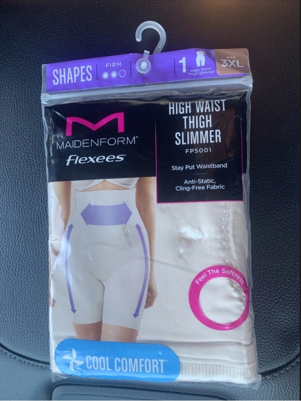 2/$20 Maidenform Flexees High Waist Thigh Slimmer Stay Put Waistband 3XL